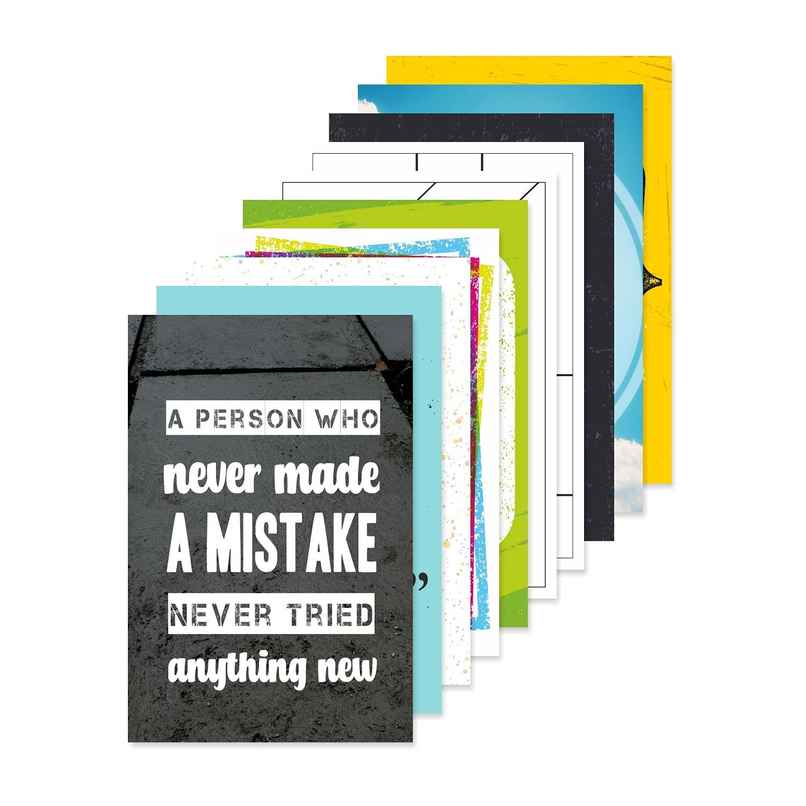 Paper Plane Design Wall Posters For Office Decor | Set of 10 | Size | 12 Inch x 18 Inch | D49