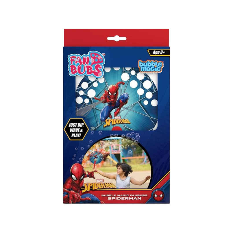 WinMagic Toys Bubble Magic Fan Bubs Spiderman