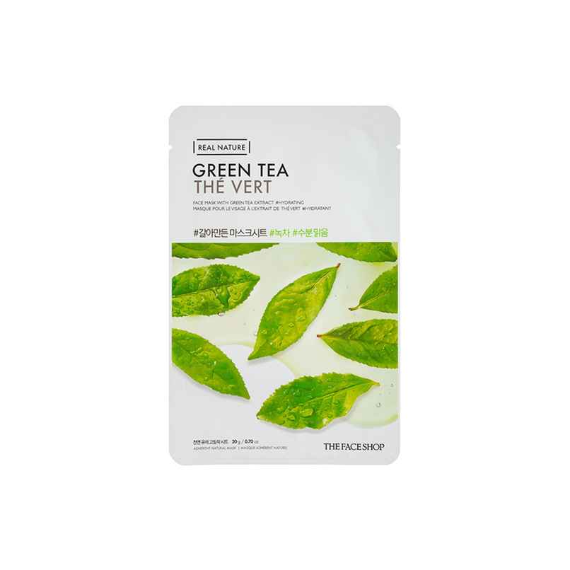 The Face Shop Real Nature Green Tea Face Mask | Sheet Mask