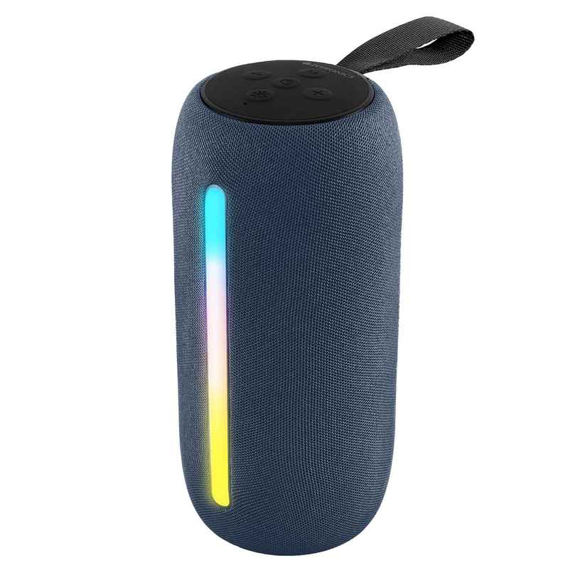 Zebronics Sonic Pod 20 10W Bt Speaker, 15Hr Playback, Rgb Led, Tws, Usb/Msd/Aux, Blue