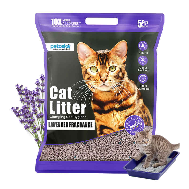Petoska Bentonite Cat Litter | Lavender Fragrance