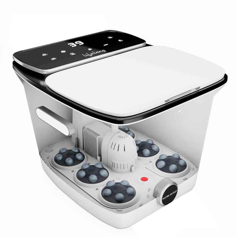 Lifelong Premiun FootSpa Massager Machine For Pain Relief & Relaxation-Portable & Automatic FootSpa