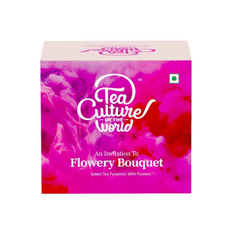Tea Culture of The World Flowery Bouquet Green Tea Bags