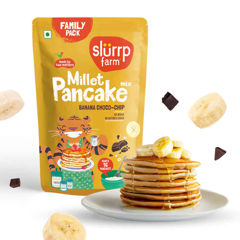Slurrp Farm Banana Choco Chip Millet Pancake