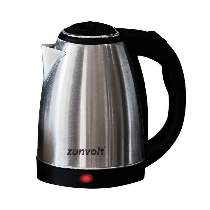 ZunVolt 1.5L Electric Kettle | 1.5 L | Silver | Black
