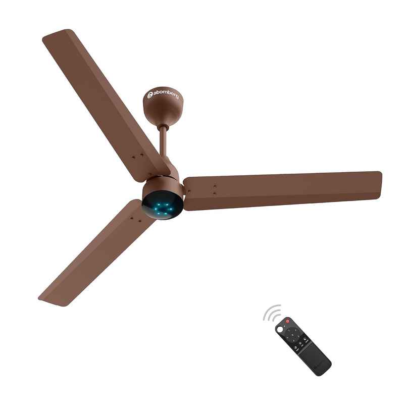 Atomberg Renesa BLDC Ceiling Fan,1200mm,Remote Control,BEE 5 Star Rated,LED Indicators, Matte Brown