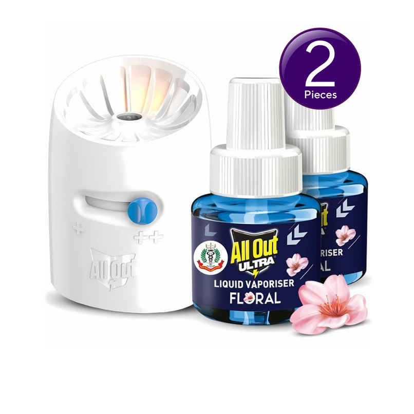 All Out Ultra Power + Slider Floral Mosquito Repellent Combo