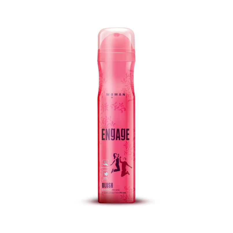 Engage Blush Deodorant For Women, Fruity & Floral, Skin Friendly Deo