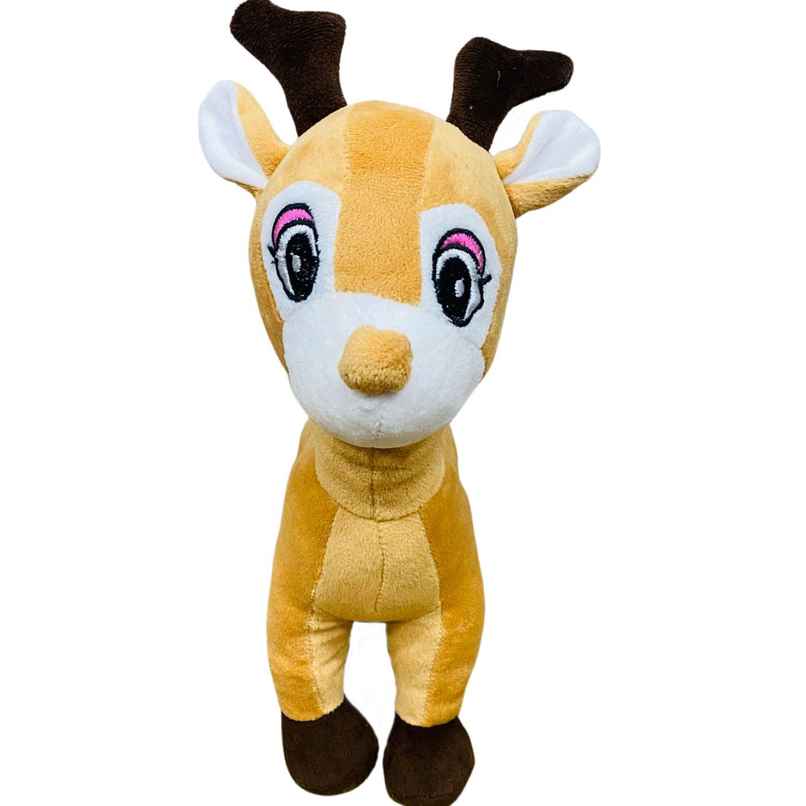 Dearjoy Baby Deer Shaped Soft Toy Mustard - 32Cm