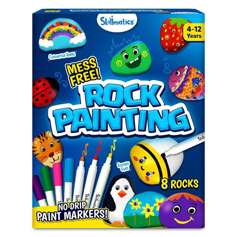Skillmatics Mess Free Rock Painting Skillmatics Mess Free Rock Painting
