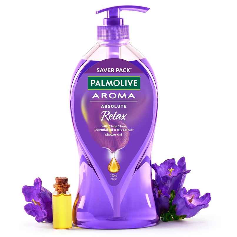Palmolive Iris & Ylang Ylang Essential Oil Aroma Absolute Relax, Moisturizing Body Wash