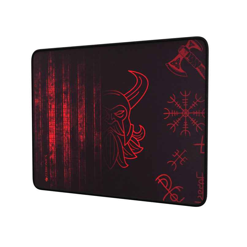 ZEB Firestorm Gaming Mousepad for Mouse sensors Micro-Textured Fabric Surface, Anti Slip Rubber Base