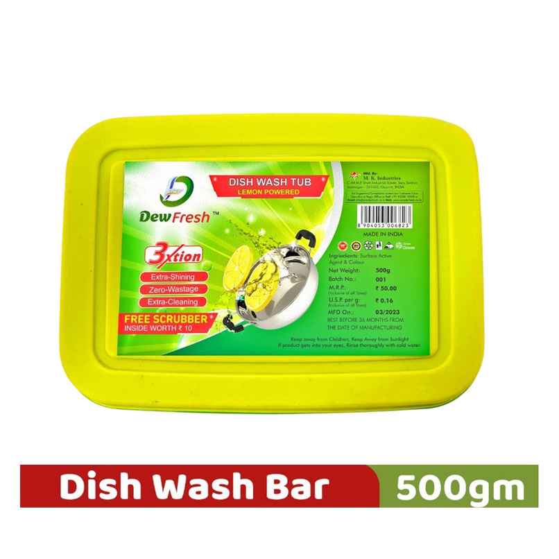 Dew Fresh Lime Dishwash Bar Tub