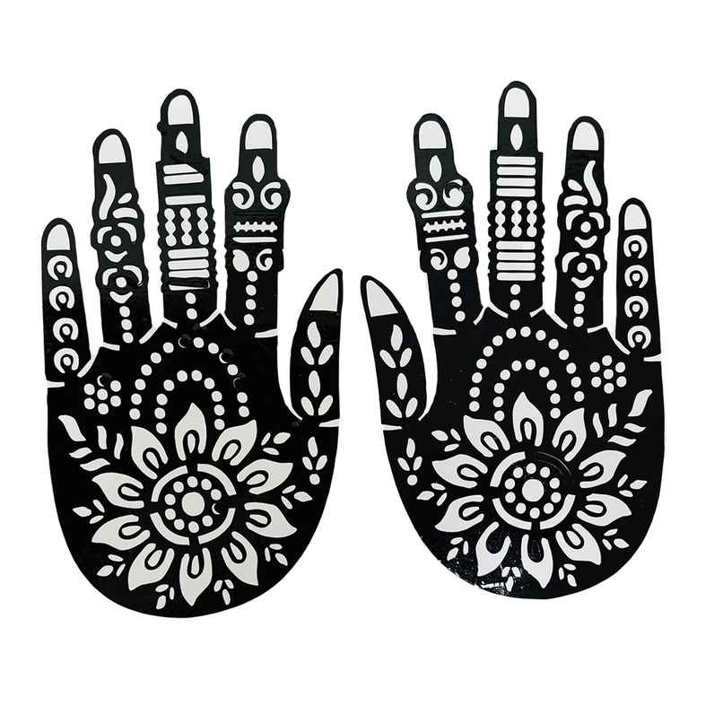 Midazzle Heena Stencils Mehandi Sticker | Small | Design 3