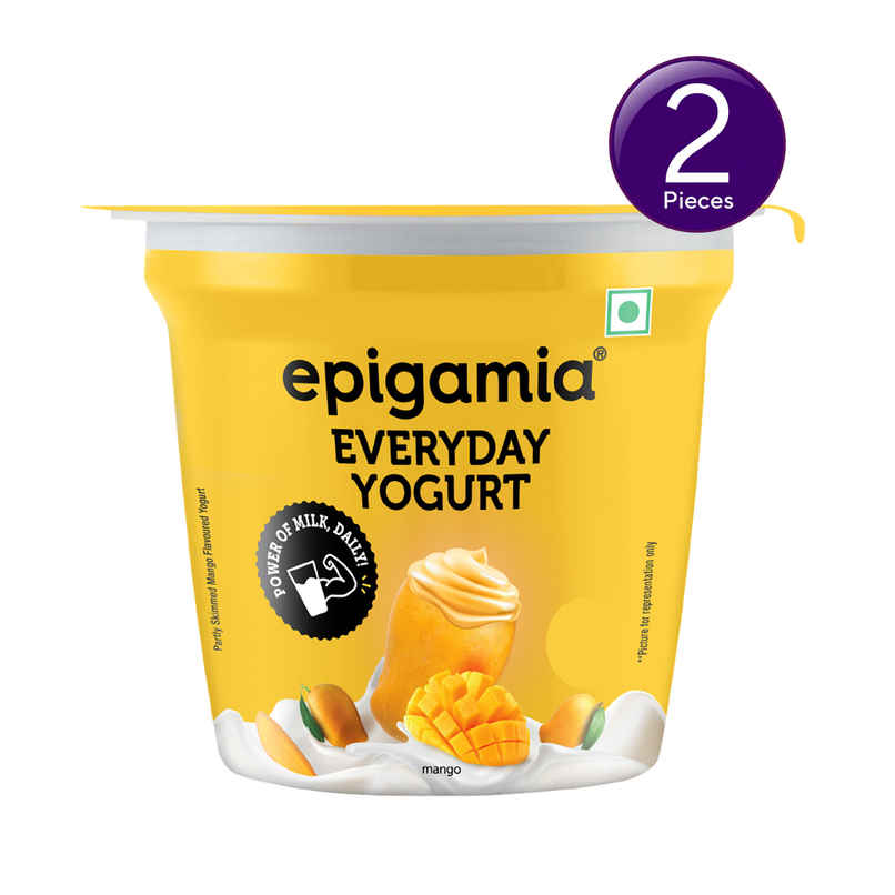 Epigamia Mango Flavoured Yogurt Combo