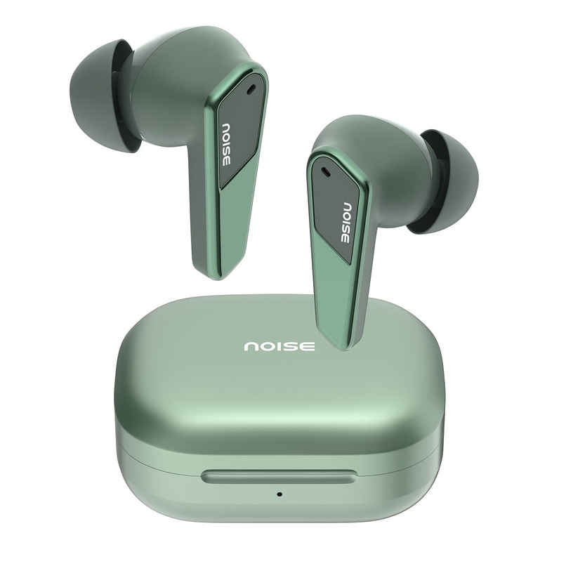 Noise Buds N1 Pro TWS Earbuds with Metallic Finish, ANC(Upto 30Db), 60H of Playtime, Dual Pairing, Instacharge, BT V5.3 - Chrome Green