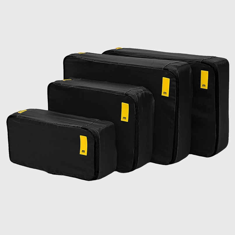 Mokobara Solid Nylon Travel Cubes | Black - One Size