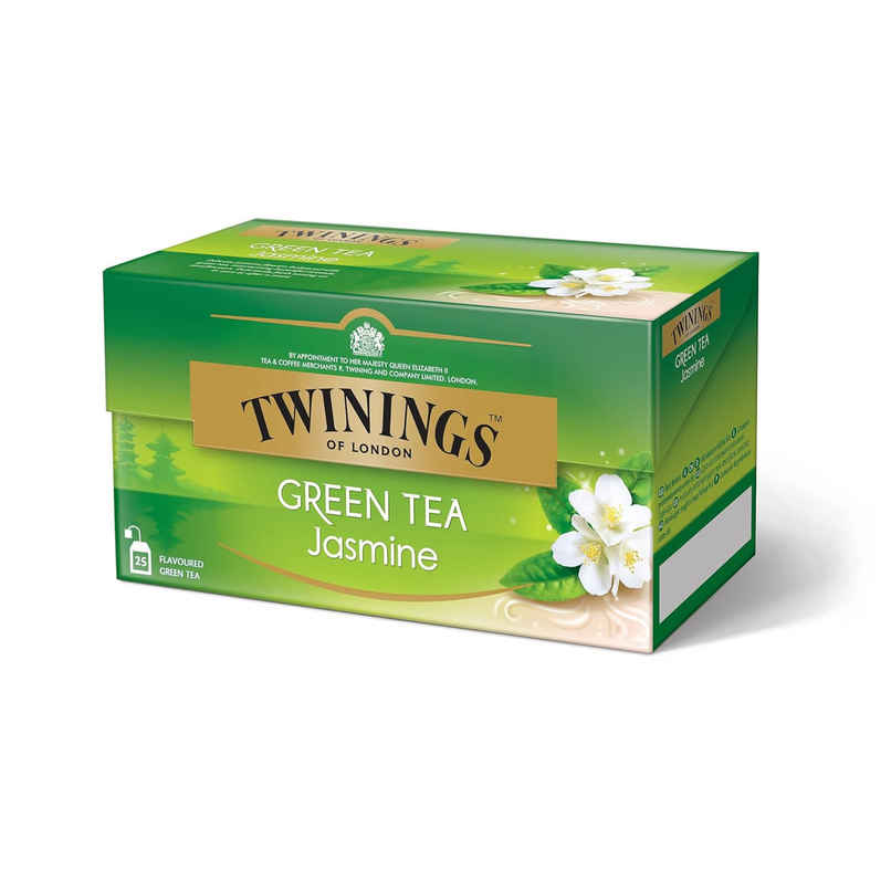 Twinings Green Tea Jasmine | 25 Teabags | Pure Elegance | Smooth & Floral Twinings Green Tea Jasmine | 25 Teabags | Pure Elegance | Smooth & Floral