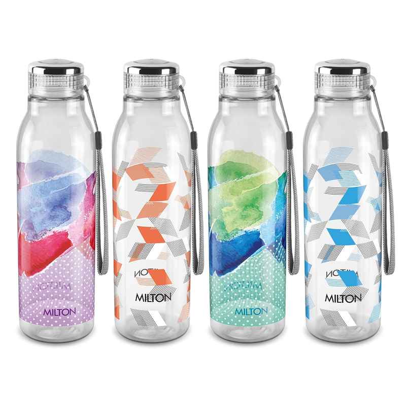 Milton Plastic Helix Pet Water Bottle BPA Free | Assorted | 1 L