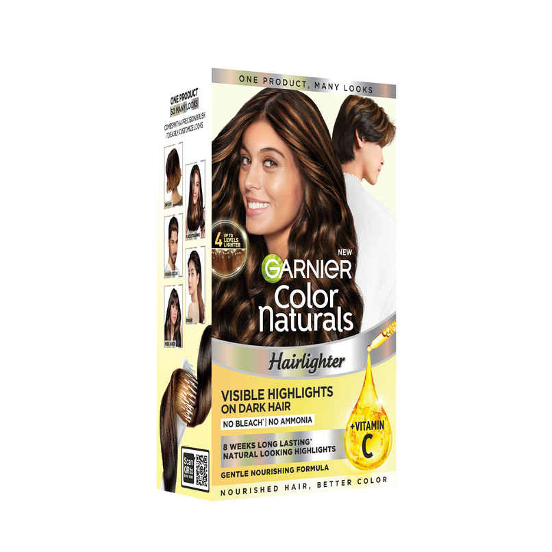 Garnier Color Naturals Hairlighter No Bleach No Ammonia Visible Highlights on Dark Hair