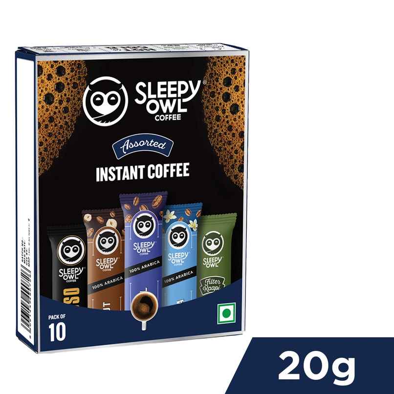Sleepy Owl Assorted Premium Instant Coffee Sachets