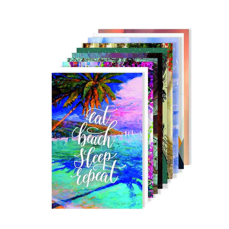 Paper Plane Design Travel Theme Wall Posters | Set of 10 | (12 Inch x 18 Inch) D4