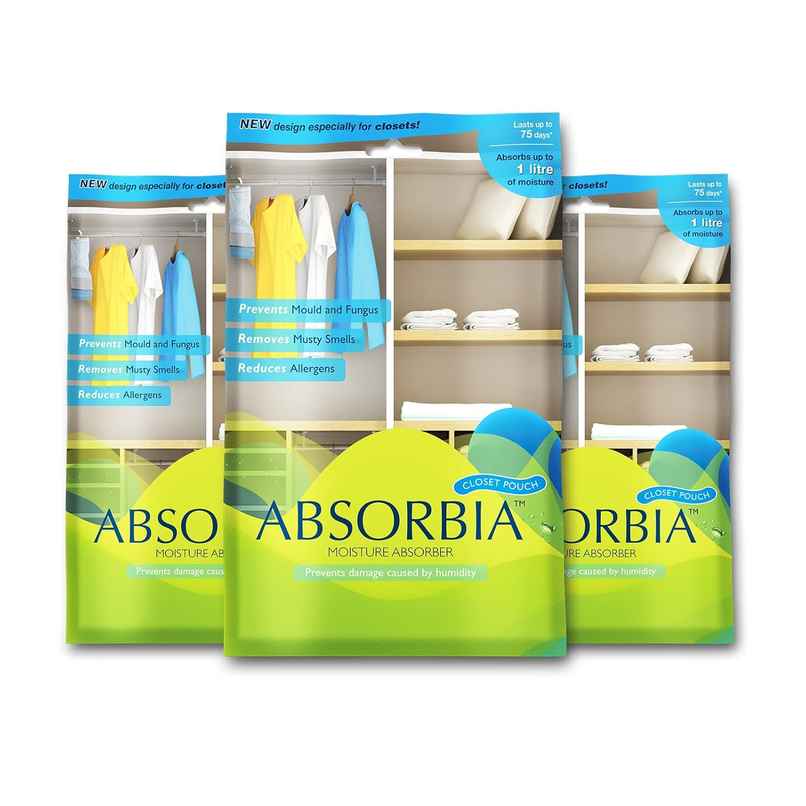 Absorbia Moisture Absorber | Family Pack | Hanging Pouch