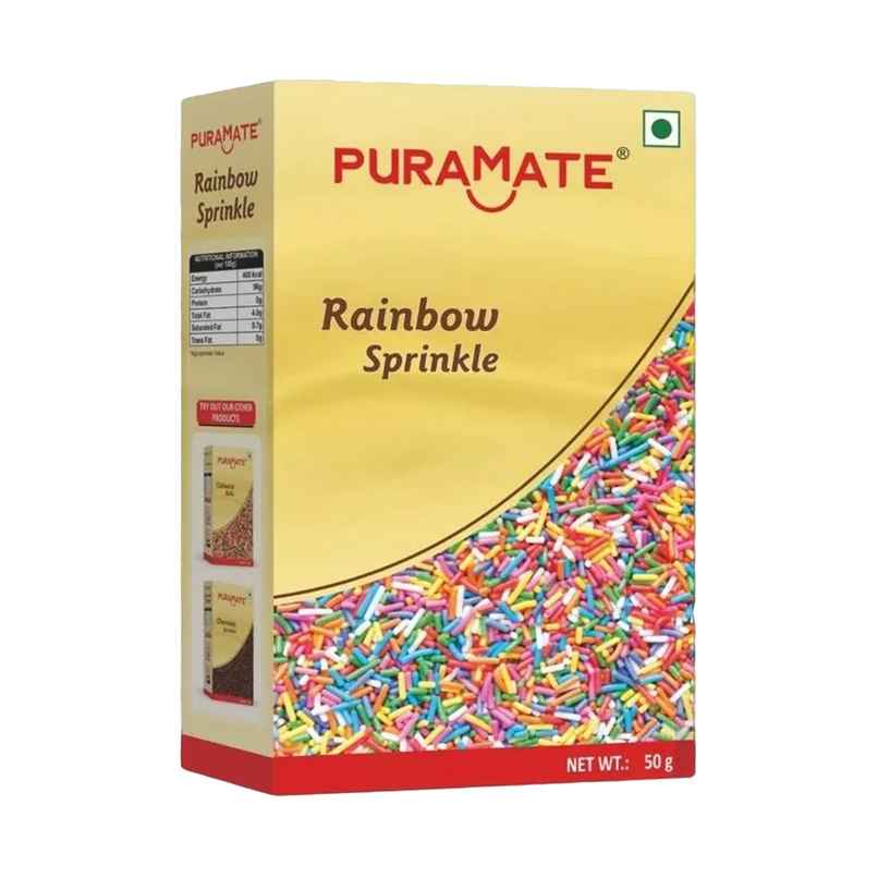 Puramate Rainbow Sprinkle | Colorful Topping