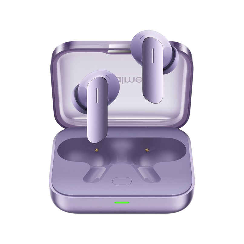 Realme Ear Buds Air 7 | 12.4mm Bass, 52H Playtime, 52dB ANC, 6 Mic ENC, Low Latency | Lavender