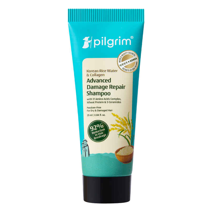 Pilgrim Korean Rice Water & Collagen Advanced Damage Repair Shampoo Mini