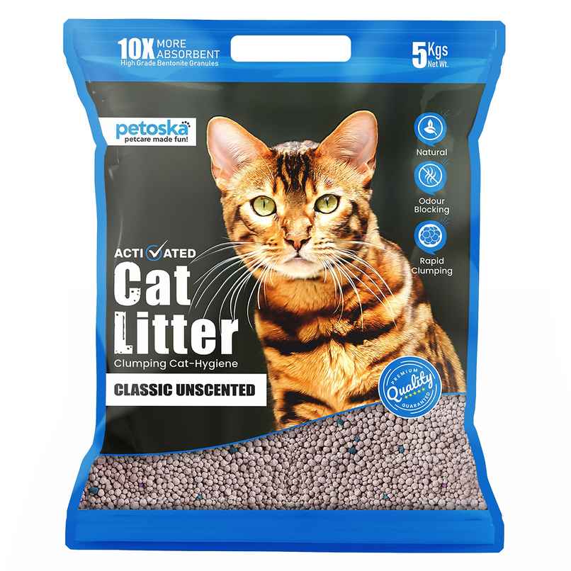 Petoska Bentonite Cat Litter | Unscented