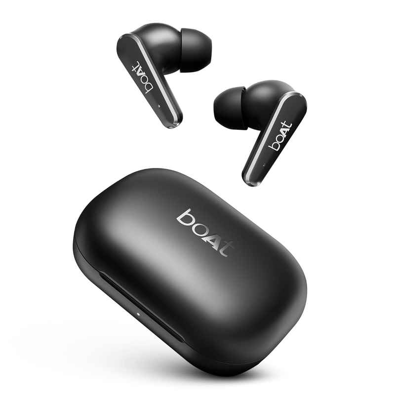 boAt Airdopes 280 ANC TWS Earbuds w/ 32dB ANC,60H Playback & 13mm Drivers (Active Black)