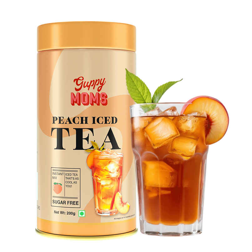 Guppy Moms Sugar Free Peach Iced Tea