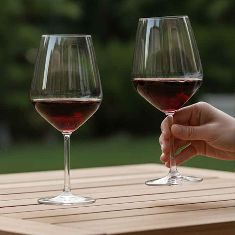 Imported Red Wine Glass Set | 490 ml | 2 pc | BAY6