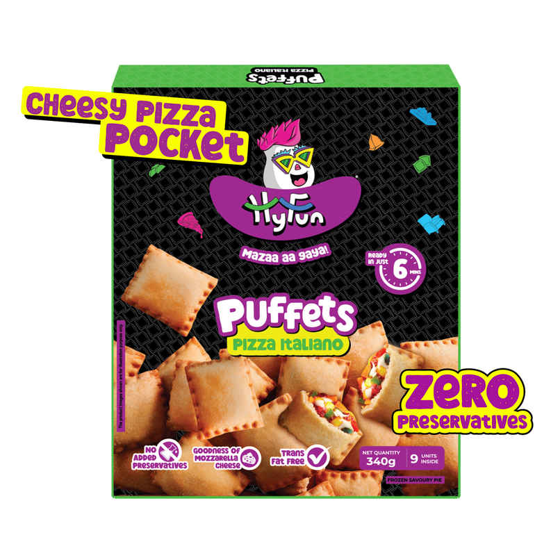 HyFun Puffets Pizza Italiano, Pizza Puff | Frozen