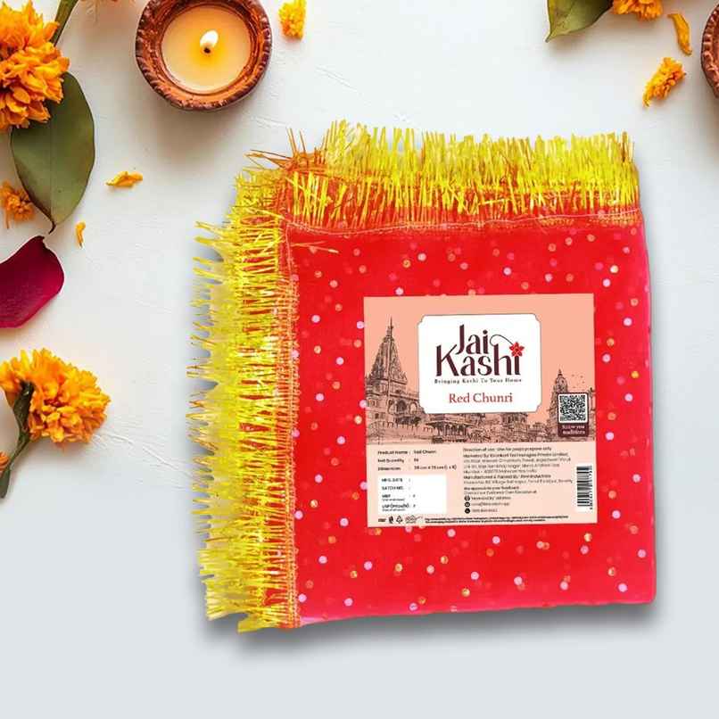 Chunri | Red | 15 x 30 inch | Jai Kashi