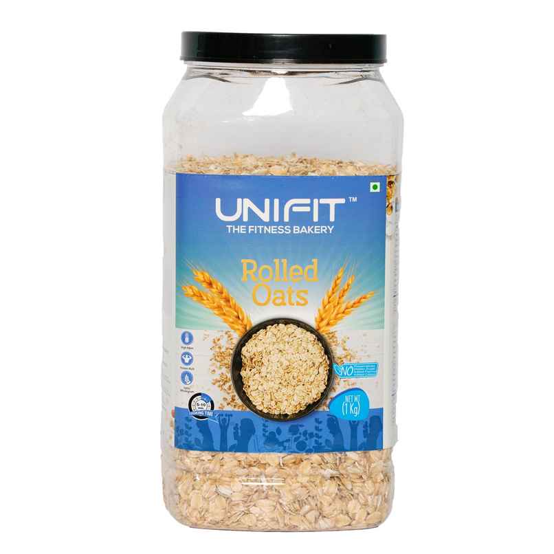 Unifit Rolled Oats | Pure Wholegrain | High Fiber and Protein | Healthy Breakfast Cereal