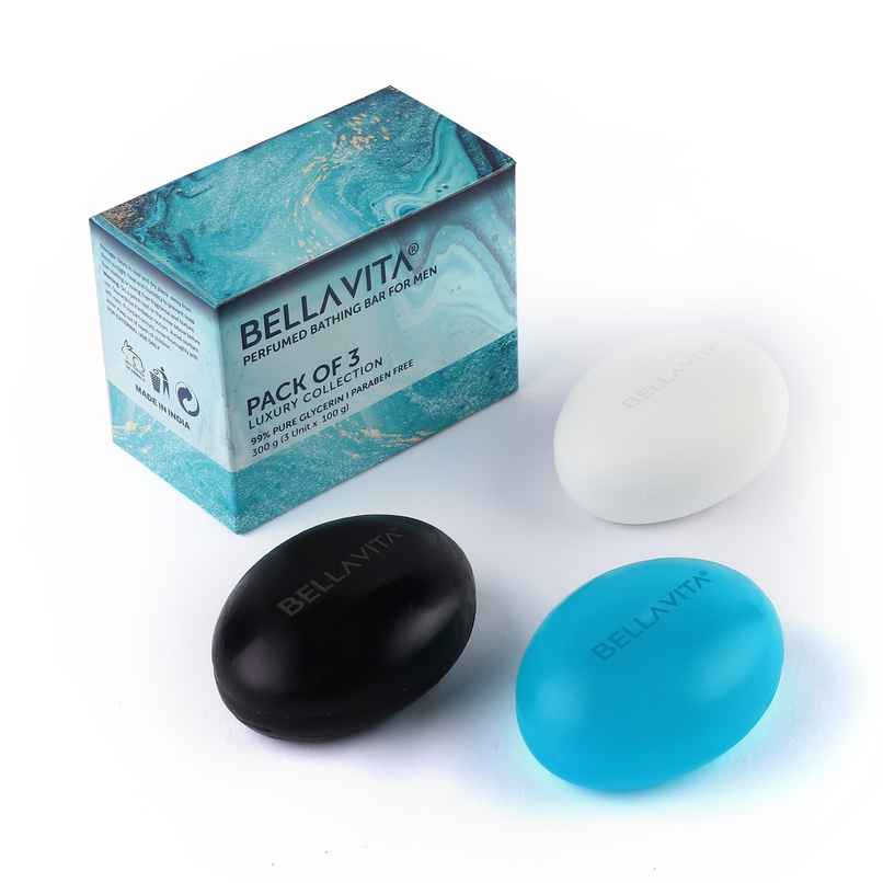 Bella Vita Perfumed Bathing Soap For Men 3 X 100 gm