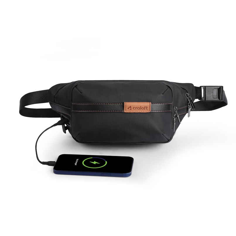 Craloft Waist Bag Fanny Pack for Men & Women,Chest Crossbody Sling Bags for Money,Passport & Travel