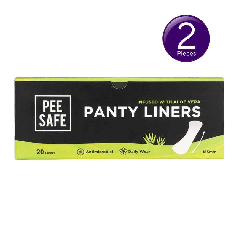 Pee Safe Aloe Vera Panty Liners for Everyday Protection Combo