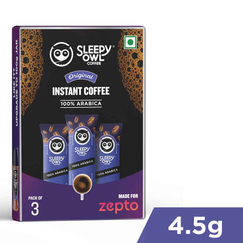 Sleepy Owl Original Arabica Instant Coffee Sachets