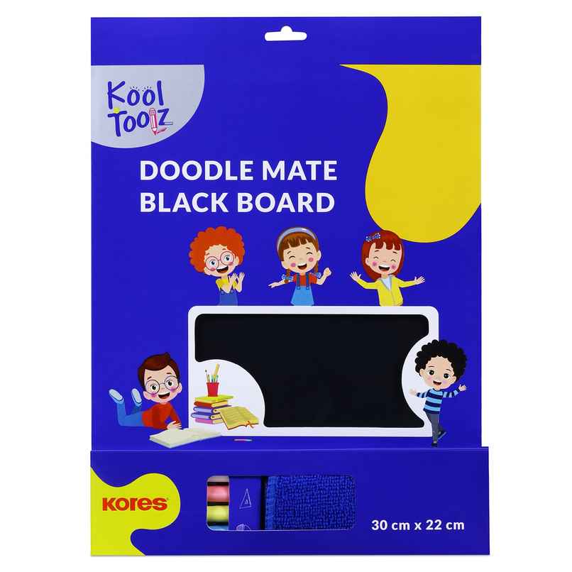 Kores Doodlemate Black Board / Slate - 22 x 30 cm