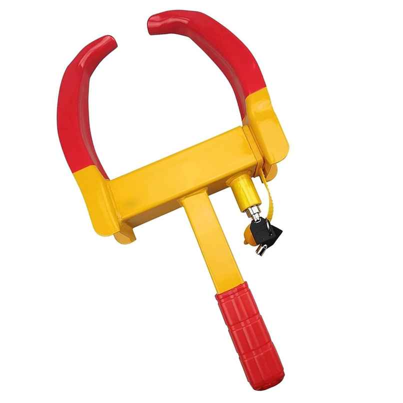 Autoguys Universal Anti Theft Car Tyre Wheel Clamp Lock For Car Wheel Movement Lock Jammer Car Lock