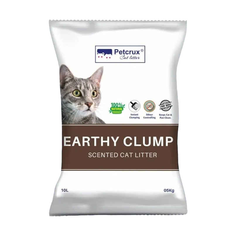 Petcrux Earthy Clump Lavender Scented Cat Litter, Dust Free