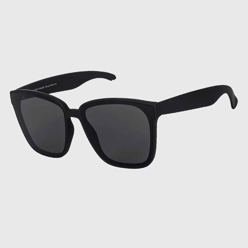 Vincent Chase By Lenskart | Polarized Sunglasses Full Rim | Unisex | Square | Large-143mm | Black
