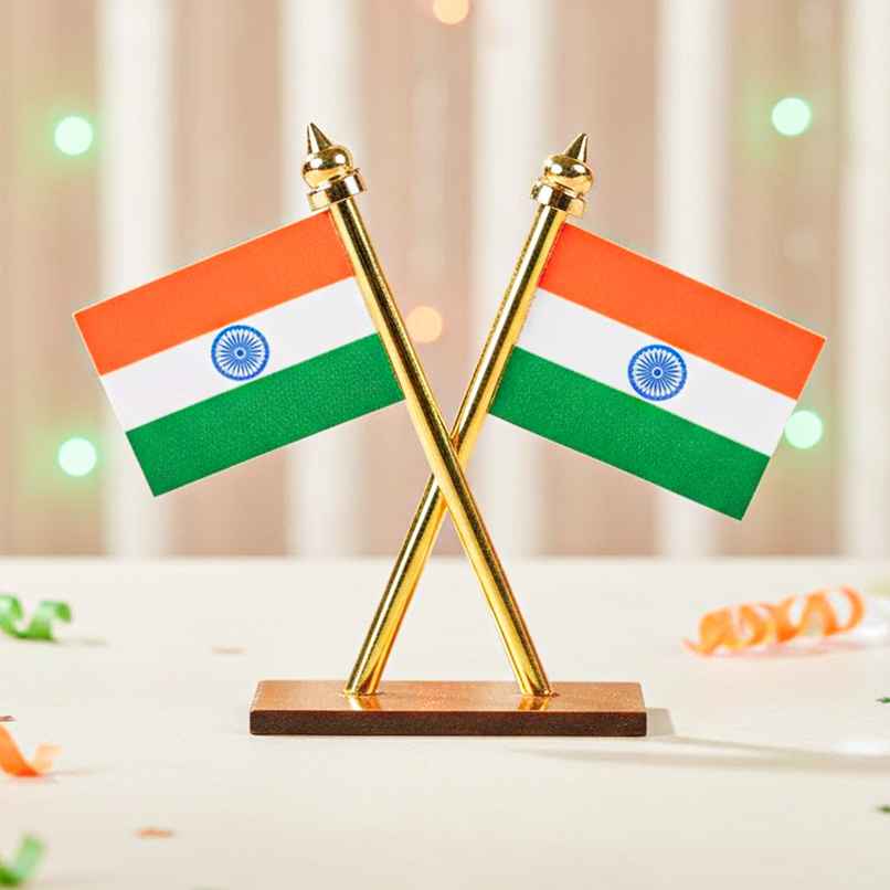 Indian National Flag for Car and Desk Display | Picfest