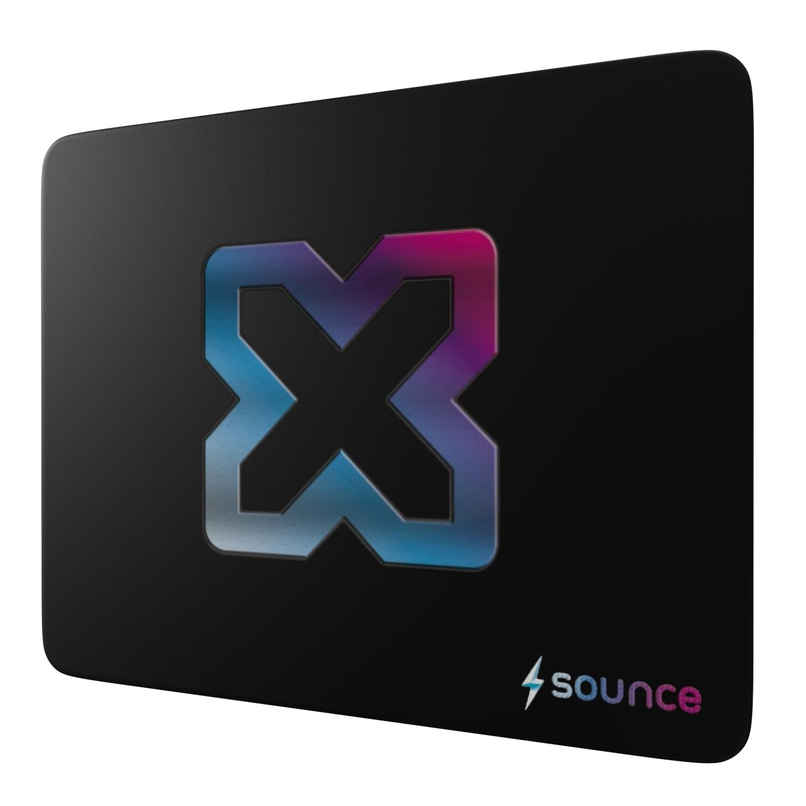 Sounce Ergonomic Mouse Pad, Non-Slip, Anti-Skid, Waterproof, (Black)