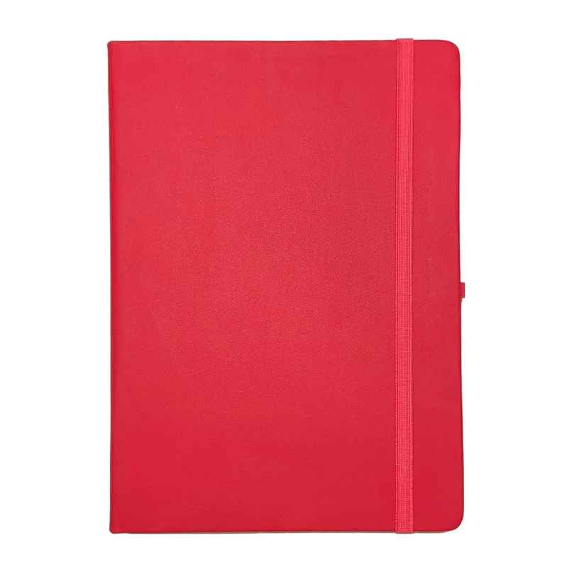 ABK A5 Pu Diary Ruled - 80 Gsm 190 Pages - Red