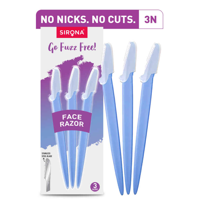 Sirona Reusable Face Razor for Women Facial Hair | Instant & Painless Hair Removal
