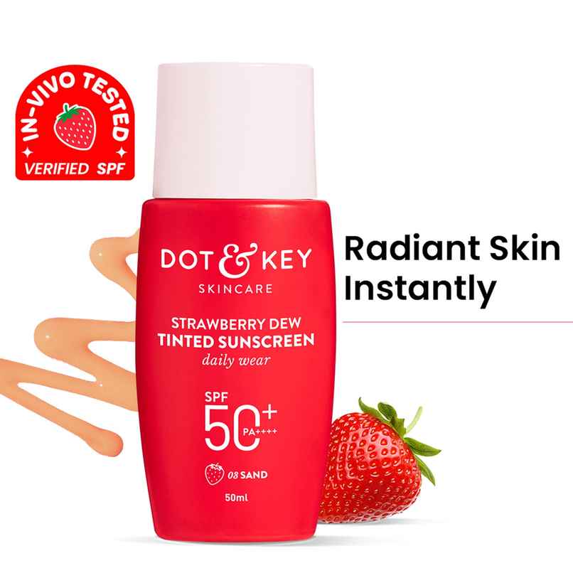 Dot & Key Strawberry Dew Tinted Sunscreen SPF 50+ PA++++ - 03 Sand
